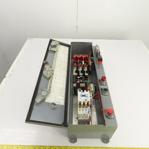 Eaton C400LG Nema Size 1 Combination Motor Controller 27 Amp W/ Disconnect