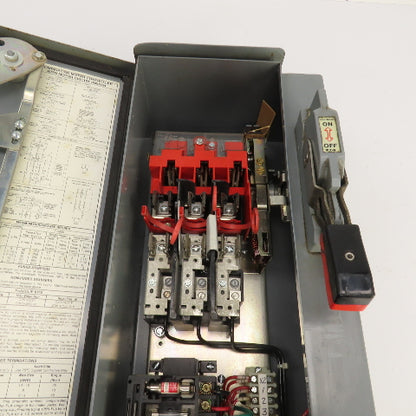 Eaton C400LG Nema Size 1 Combination Motor Controller 27 Amp W/ Disconnect