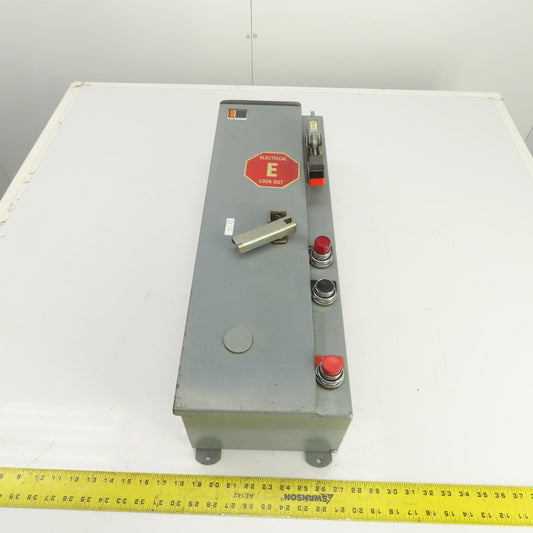 Eaton C400LG Nema Size 1 Combination Motor Controller 27 Amp W/ Disconnect