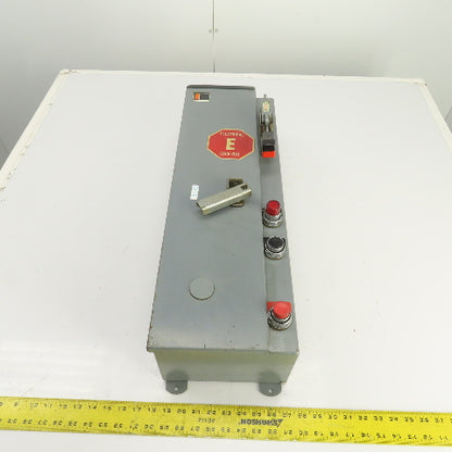 Eaton C400LG Nema Size 1 Combination Motor Controller 27 Amp W/ Disconnect