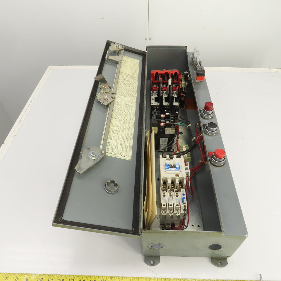 Eaton Nema Size 1 Combination Motor Controller 27 Amp 5HP W/ Disconnect
