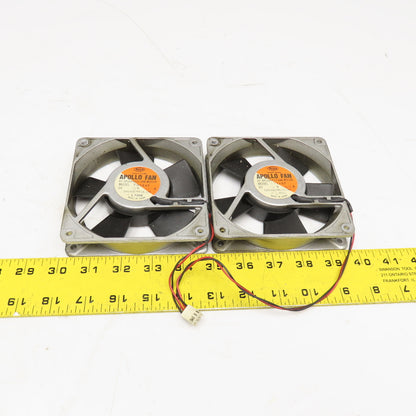Toyo TD12A7 24V DC Brushless Cooling Fan From Meldas PLC Lot Of 2