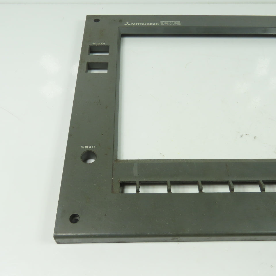 Mitsubishi CNC Display Cover Monitor Panel 15-3/8" x 12-5/8"