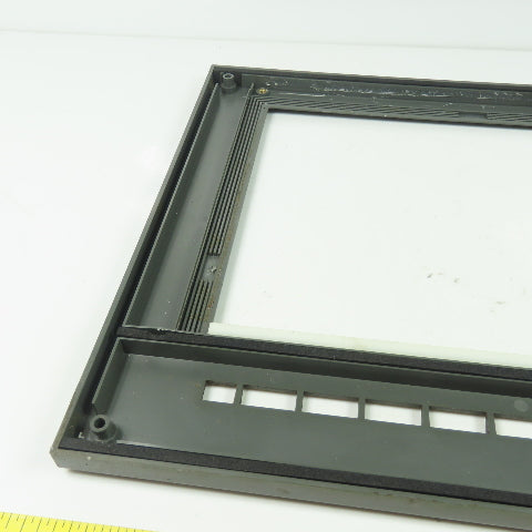 Mitsubishi CNC Display Cover Monitor Panel 15-3/8" x 12-5/8"