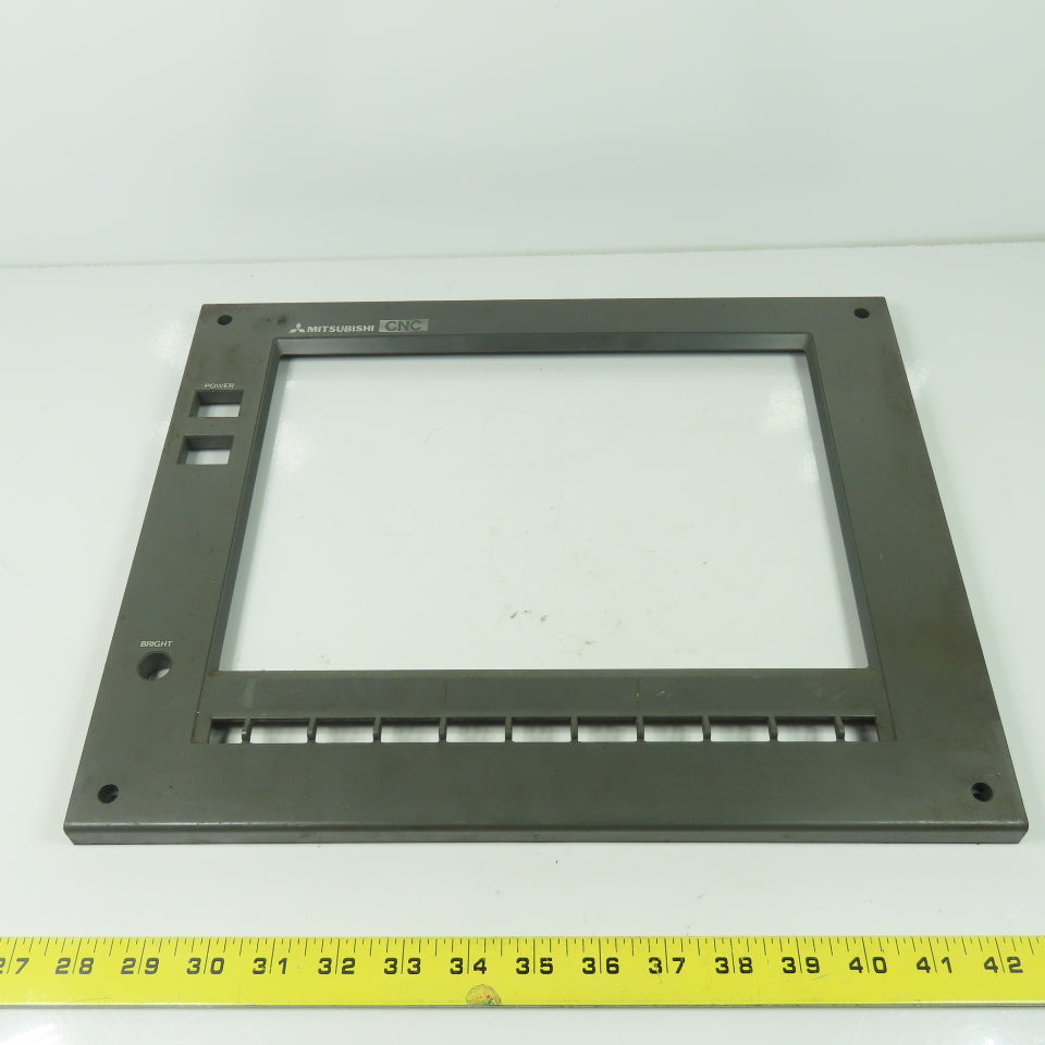 Mitsubishi CNC Display Cover Monitor Panel 15-3/8" x 12-5/8"