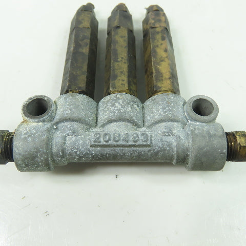 206483 Piston Lubricator Distributor Manifold 3-Port