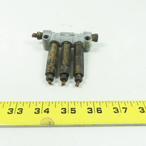 206483 Piston Lubricator Distributor Manifold 3-Port