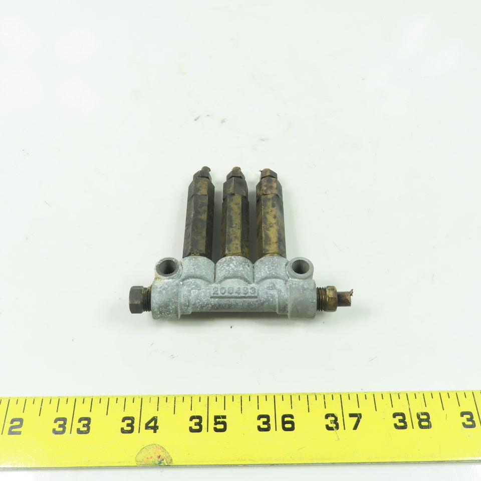 206483 Piston Lubricator Distributor Manifold 3-Port