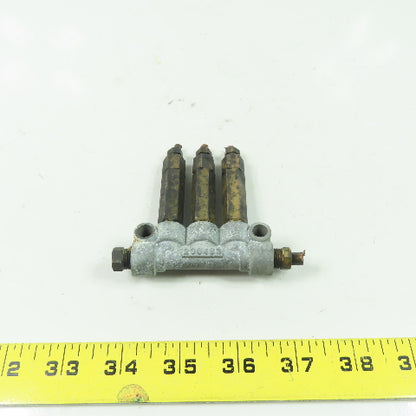 206483 Piston Lubricator Distributor Manifold 3-Port