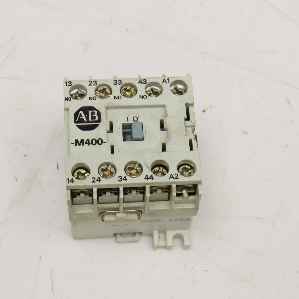 Allen Bradley 700-M400 600V Max Control Relay 4 N/O Contacts 100V Coil