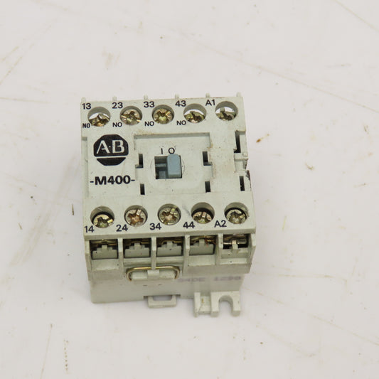 Allen Bradley 700-M400 600V Max Control Relay 4 N/O Contacts 100V Coil
