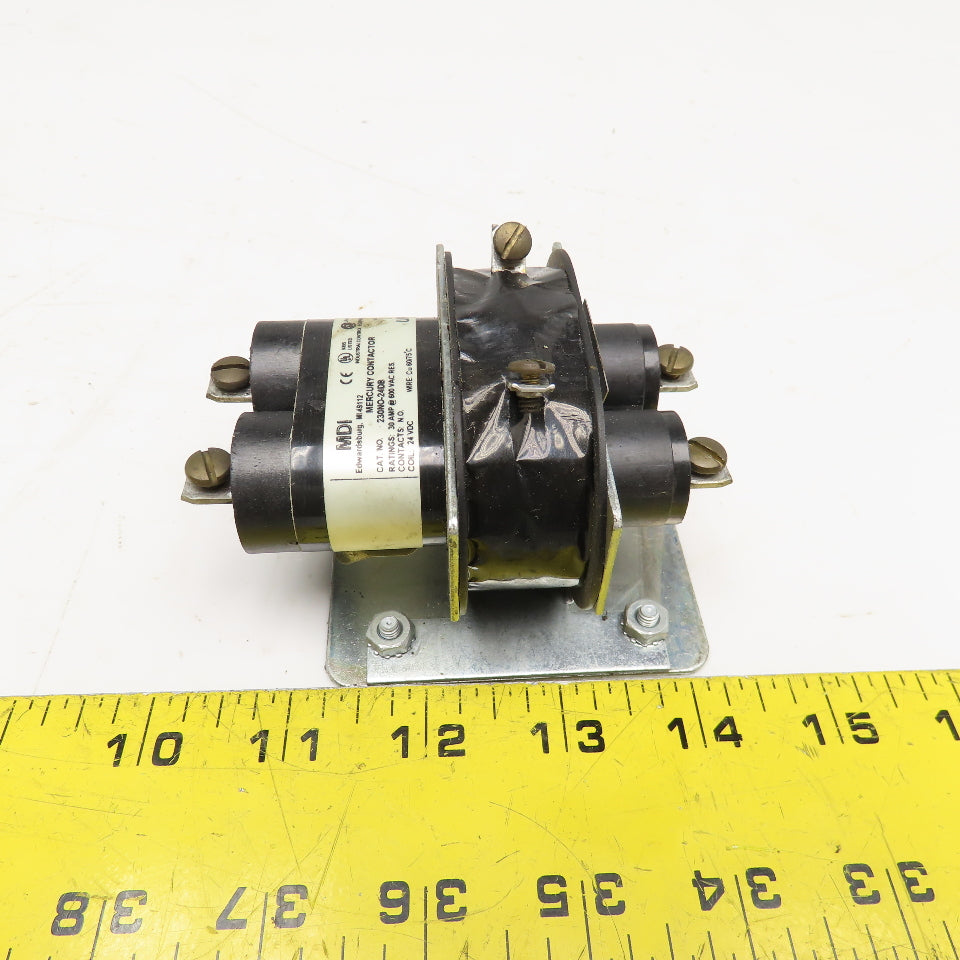 MDI 230NO-24DB 30A 600V N/O Mercury Contactor 24VDC Coil