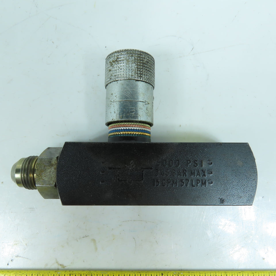 Parker F1020 S -20EK Hydraulic Flow Control Valve 5000 PSI 15GPM