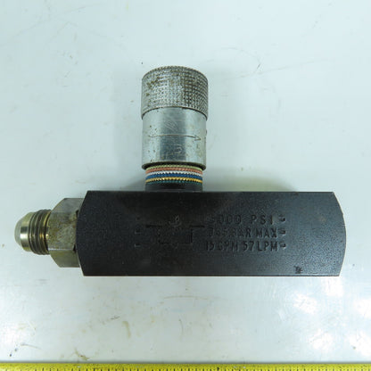 Parker F1020 S -20EK Hydraulic Flow Control Valve 5000 PSI 15GPM