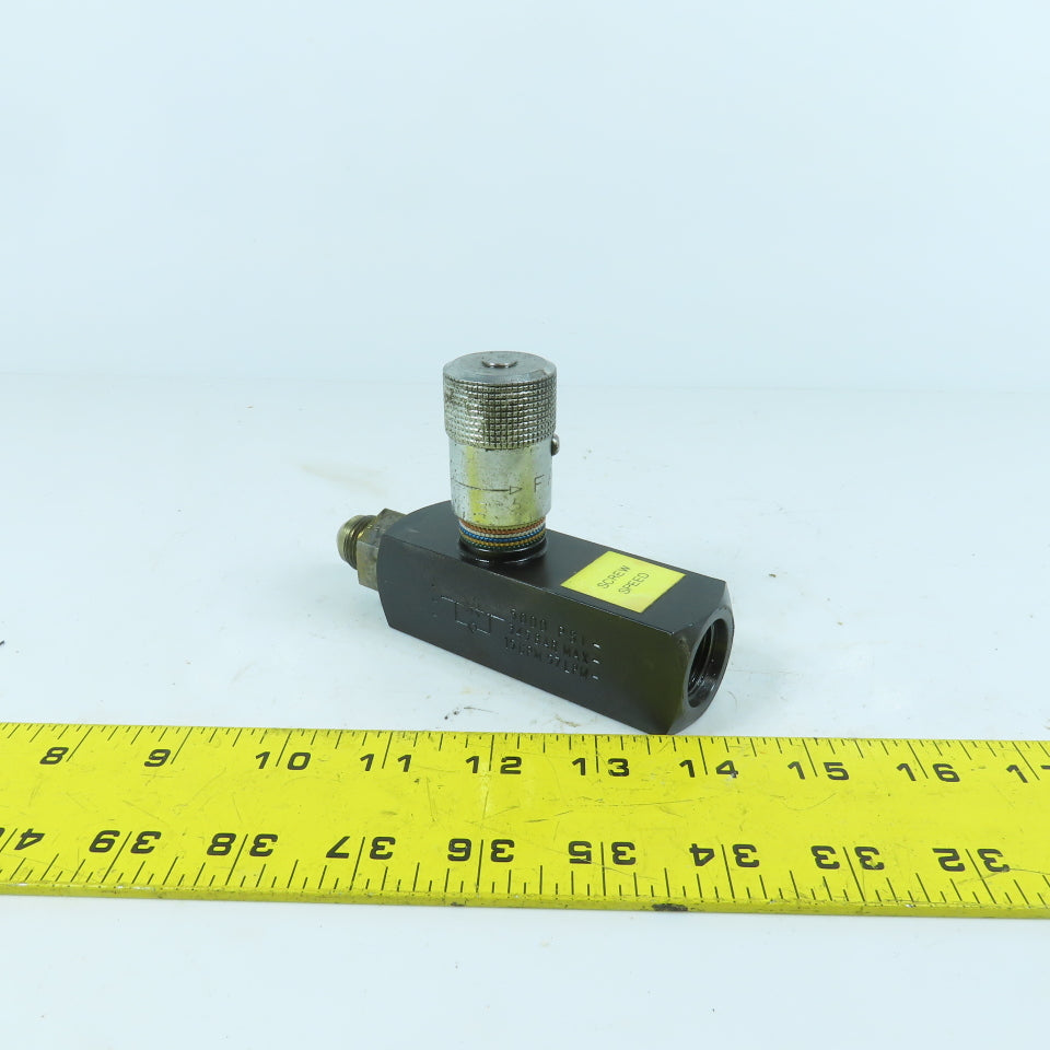 Parker F1020 S -20EK Hydraulic Flow Control Valve 5000 PSI 15GPM