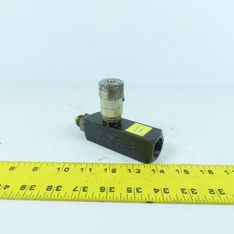 Parker F1020 S -20EK Hydraulic Flow Control Valve 5000 PSI 15GPM