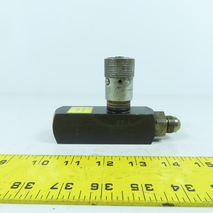 Parker F1020 S -20EK Hydraulic Flow Control Valve 5000 PSI 15GPM