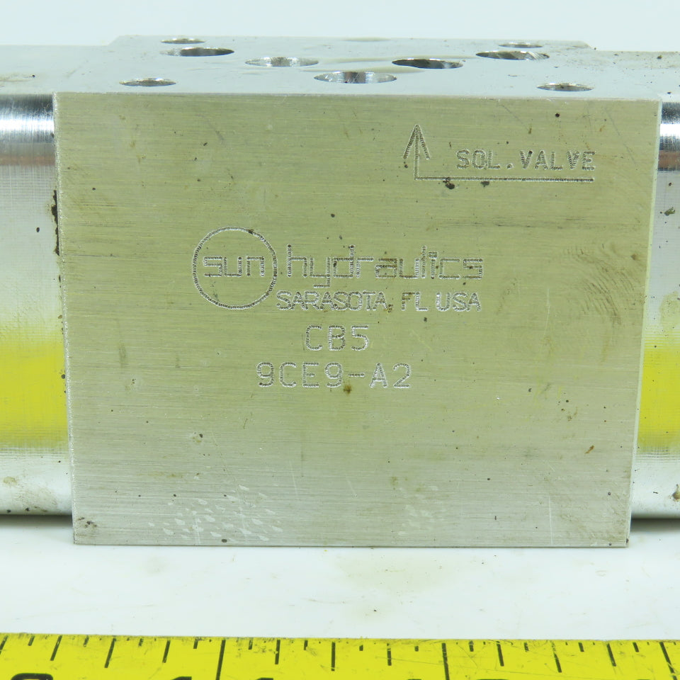 Sun Hydraulics CB5 Hydraulic Aluminum Manifold Block W/ CFXA