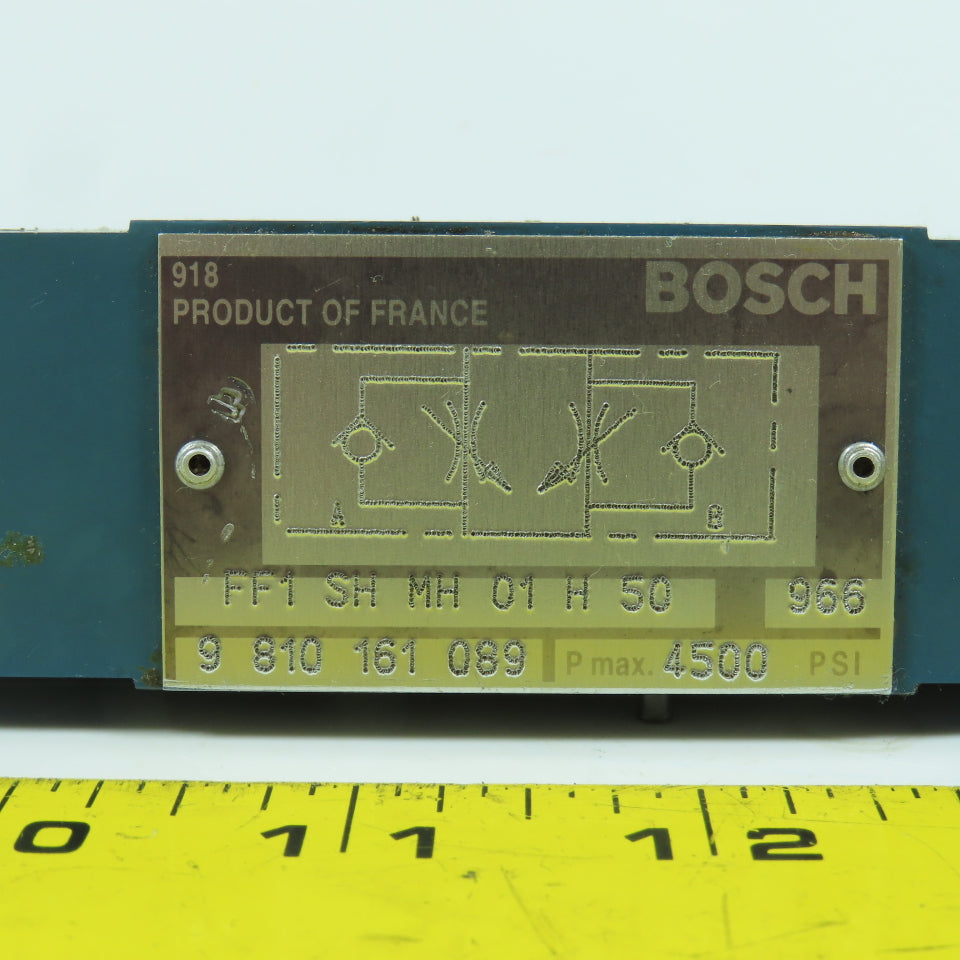 Bosch FF1 SH MH 01 H 50 Hydraulic Flow Control Valve 4500 PSI