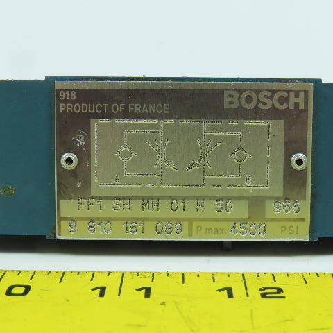 Bosch FF1 SH MH 01 H 50 Hydraulic Flow Control Valve 4500 PSI