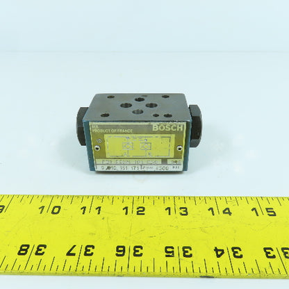 Bosch FB1 PDHM 101 C50 9 810 161 171 Hydraulic Flow Control Valve Block