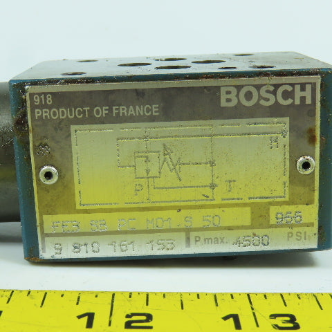 FE3 SB PC M01 S 50 9 810 161 153 Hydraulic Pressure Control Valve 4500 PSI Max