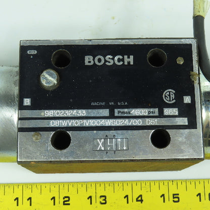 Bosch 081WV10P1V1004WS024/00 D51 Double Solenoid Directional Control Valve 24VDC
