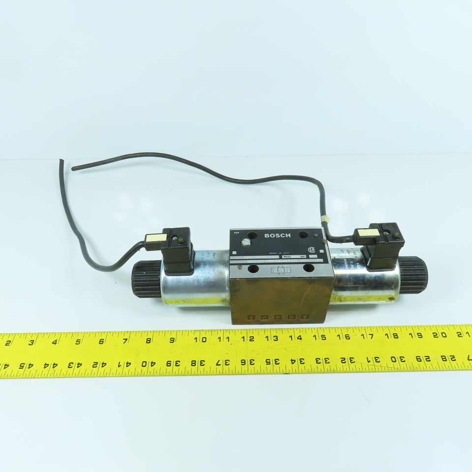 Bosch 081WV10P1V1004WS024/00 D51 Double Solenoid Directional Control Valve 24VDC
