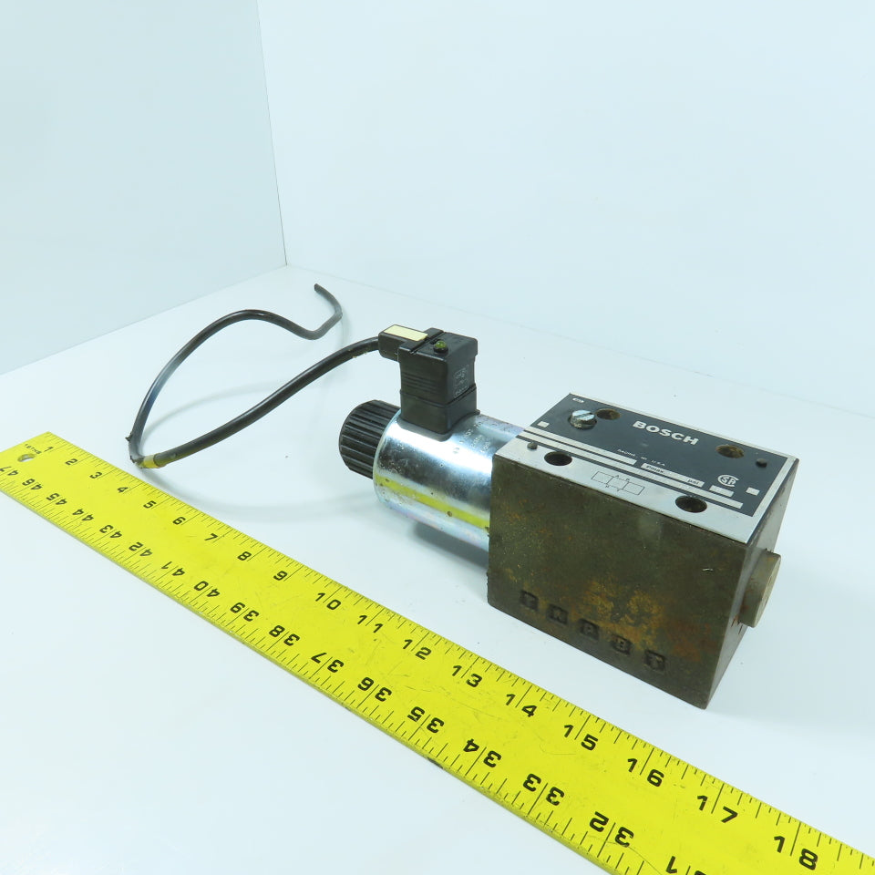 Bosch 081WV10P1V1024WS024/00 D51 Single Solenoid Directional Control Valve 24VDC