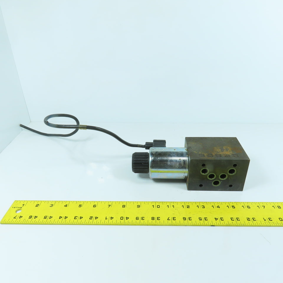 Bosch 081WV10P1V1024WS024/00 D51 Single Solenoid Directional Control Valve 24VDC