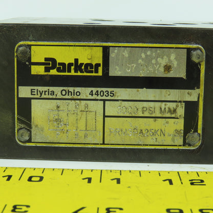Parker PRM3PA25KN 32 Hydraulic Pressure Reducing Valve 3000 PSI Max