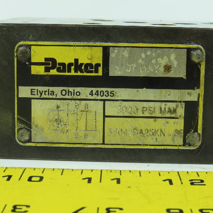 Parker PRM3PA25KN 32 Hydraulic Pressure Reducing Valve 3000 PSI Max