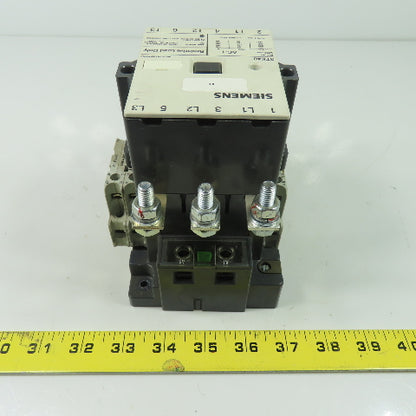 Siemens 3TK4822-0AL2 600V 140A 3-Pole AC Contactor 3Ph 230V 50/60Hz Coil
