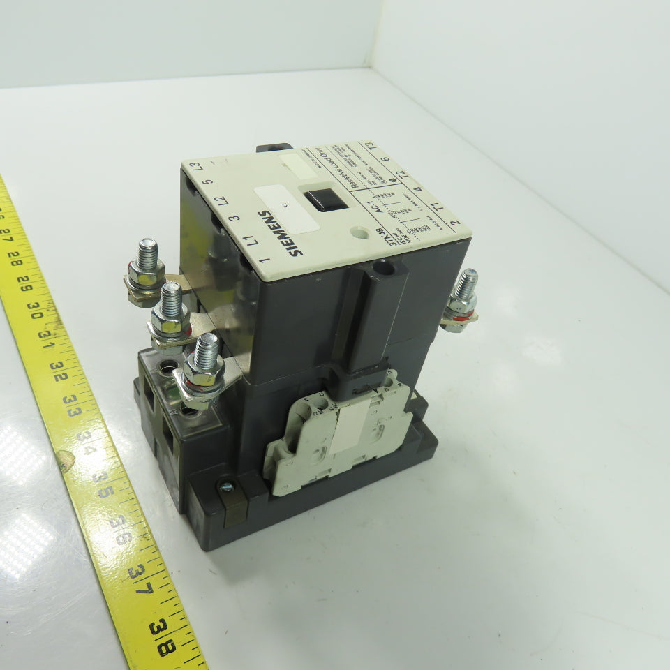 Siemens 3TK4822-0AL2 600V 140A 3-Pole AC Contactor 3Ph 230V 50/60Hz Coil