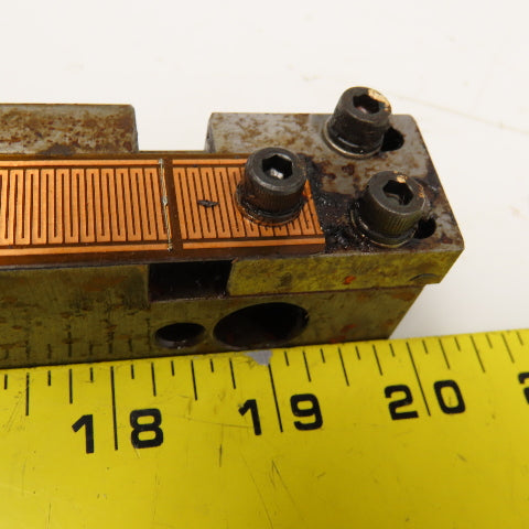 Mitsubishi M213196S Linear Inductosyn Metric Slider & Scale 31-1/2" OAL
