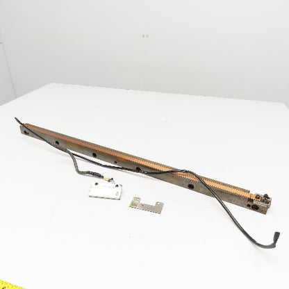 Mitsubishi M213196S Linear Inductosyn Metric Slider & Scale 31-1/2" OAL