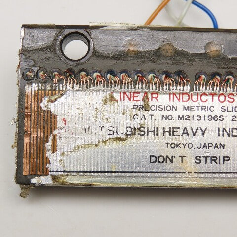 Mitsubishi M213196S Linear Inductosyn Metric Slider & Scale 51" OAL
