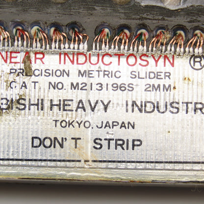 Mitsubishi M213196S Linear Inductosyn Metric Slider & Scale 51" OAL