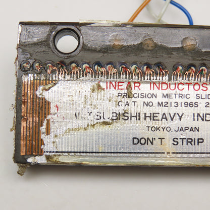 Mitsubishi M213196S Linear Inductosyn Metric Slider & Scale 51" OAL