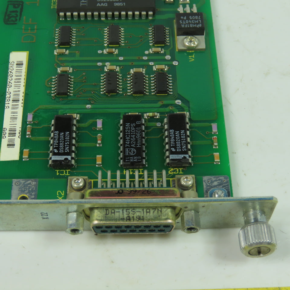 Indramat 109-0852-4B01-07 DEF 1 Control Card