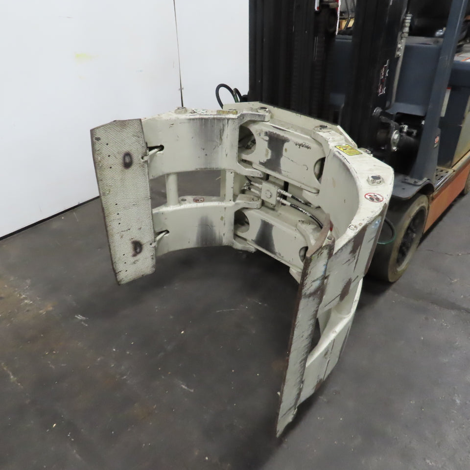 Cascade 45F-RC-01A Paper Roll Clamp Rotator Lift Truck Attachment 4500Lb Cap