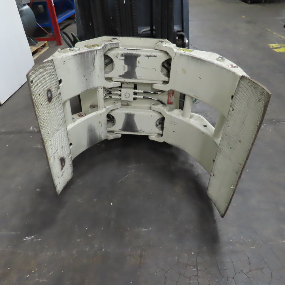 Cascade 45F-RC-01A Paper Roll Clamp Rotator Lift Truck Attachment 4500Lb Cap
