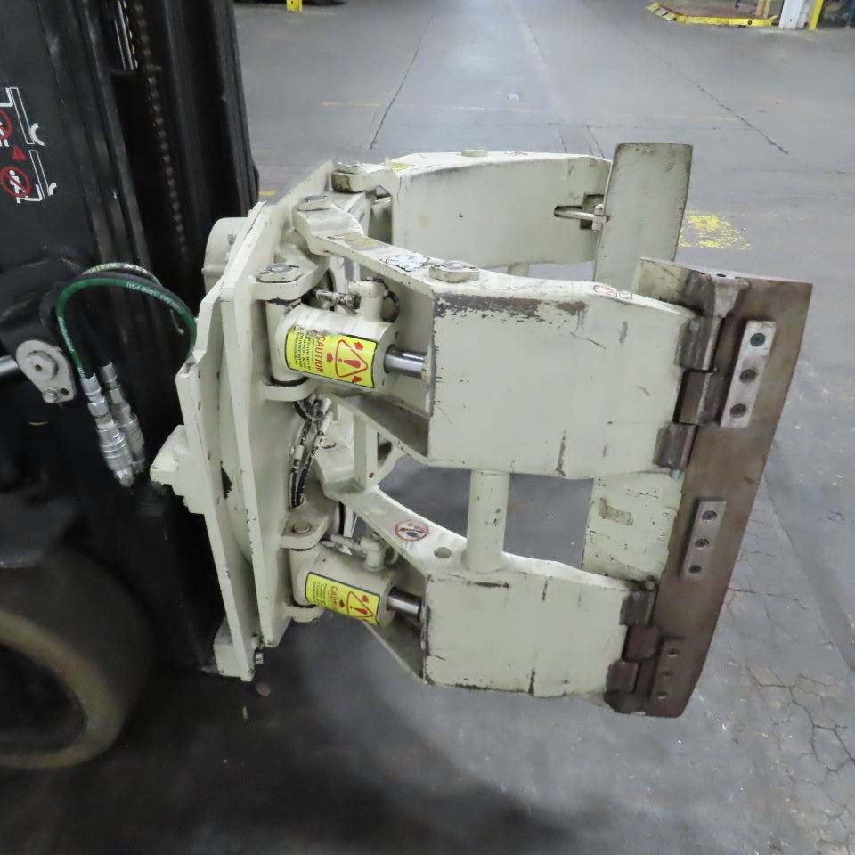 Cascade 45F-RC-01A Paper Roll Clamp Rotator Lift Truck Attachment 4500Lb Cap