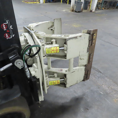 Cascade 45F-RC-01A Paper Roll Clamp Rotator Lift Truck Attachment 4500Lb Cap