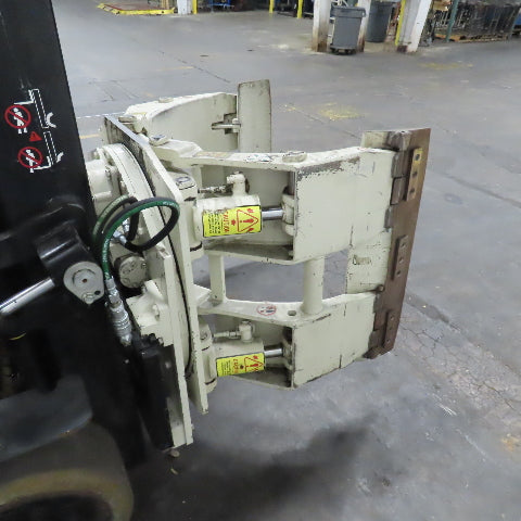 Cascade 45F-RC-01A Paper Roll Clamp Rotator Lift Truck Attachment 4500Lb Cap