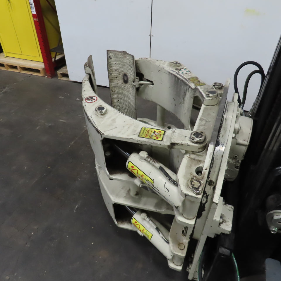 Cascade 45F-RC-01A Paper Roll Clamp Rotator Lift Truck Attachment 4500Lb Cap