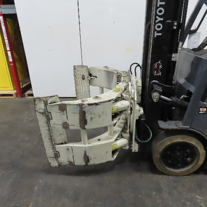 Cascade 45F-RC-01A Paper Roll Clamp Rotator Lift Truck Attachment 4500Lb Cap
