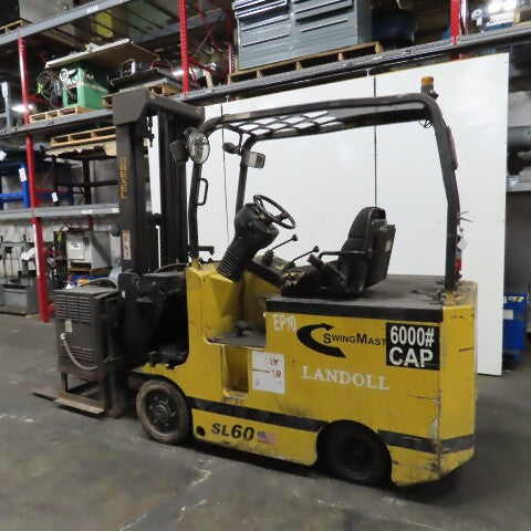 Landoll Drexel SL60SE90D 6000LB 3-Stage Swing Mast Electric Forklift 72V 1543 Hr