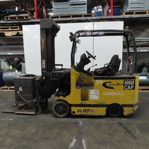 Landoll Drexel SL60SE90D 6000LB 3-Stage Swing Mast Electric Forklift 72V 1543 Hr