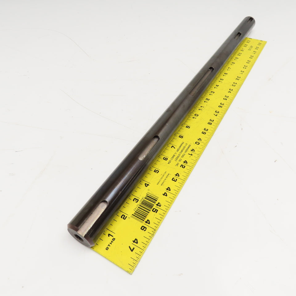 1-3/8" Diameter Keyed Blower Shaft Annealed Steel 23-3/16" OAL